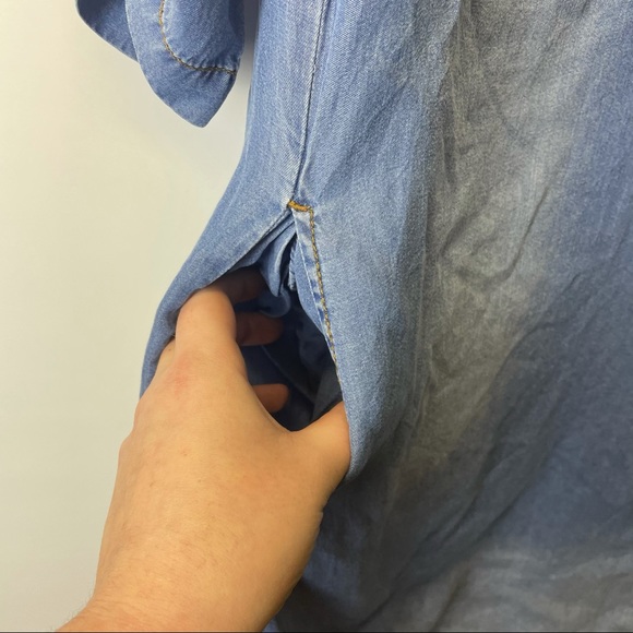 Faux denim tunic - Picture 2 of 5